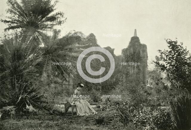'Gothic Ruin in Barrackpore Garden, c1870', (1925). Creator: Unknown.