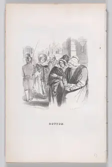 Gotton from The Complete Works of Béranger, 1836. Creator: Jean Ignace Isidore Gerard