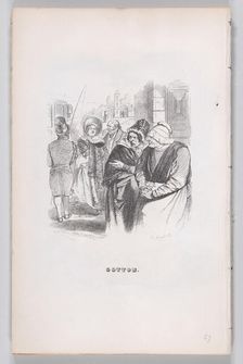 Gotton from The Complete Works of Béranger, 1836. Creator: Jean Ignace Isidore Gerard