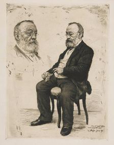 Gottfried Keller, . Creator: Stauffer-Bern; Karl (1857-1891)