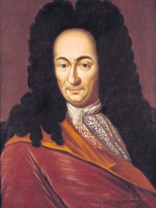 Gottfried Wilhelm Leibniz (1646-1716) , c. 1710. Creator: Anonymous
