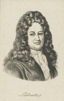 Gottfried Wilhelm Leibniz (1646-1716) , c. 1800. Creator: Anonymous