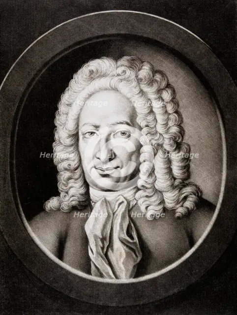 Gottfried Wilhelm von Leibniz, German philosopher and mathematician, 1781. Artist: Johann Elias Haid