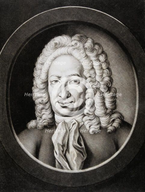 Gottfried Wilhelm von Leibniz, German philosopher and mathematician, 1781. Artist: Johann Elias Haid