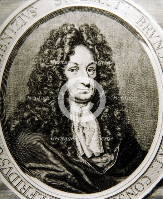 Gottfried Wilhem Leibniz (1646-1716), German philosopher and mathematician.