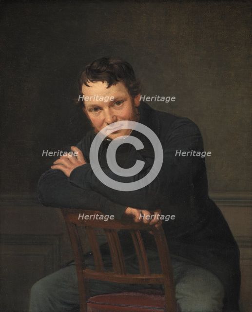 Gottlieb Bindesboll, Danish Architect, 1834. Creator: Wilhelm Marstrand.