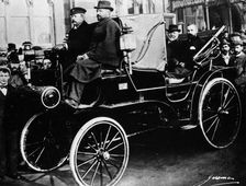 Gottlieb Daimler in a Canstatt Daimler, 1896