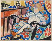 Gouache, ca. 1916. Creator: Henry Lyman Saÿen