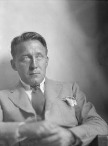 Goulding, Edmund, Mr., portrait photograph, 1927 Creator: Arnold Genthe