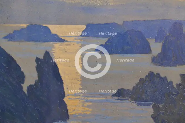 Goulphar, reflets jaunes. Creator: Auburtin, Jean Francis (1866-1930).