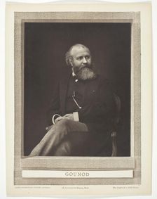 Gounod, c. 1876. Creator: Ferdinand J. Mulnier