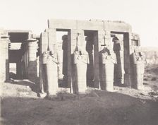 Gournah (Thèbes), Palais Dit le Memnonium, 1851-52, printed 1853-54. Creator: Félix Teynard