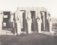 Gournah (Thèbes), Palais Dit le Memnonium, 1851-52, printed 1853-54. Creator: Félix Teynard