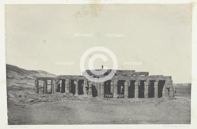Gournah, Tombeau d'Osymandias; Thèbes, 1849/51, printed 1852. Creator: Maxime du Camp.