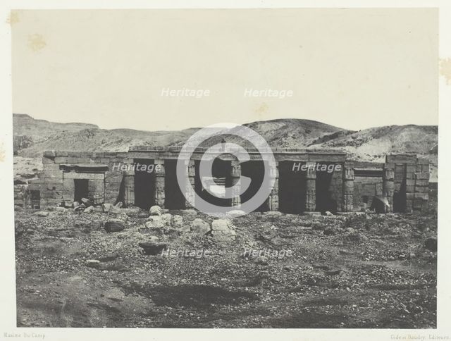 Gournah, Palais de Ménephta 1er; Thèbes, 1849/51, printed 1852. Creator: Maxime du Camp.