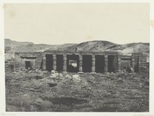 Gournah, Palais de Ménephta 1er; Thèbes, 1849/51, printed 1852. Creator: Maxime du Camp