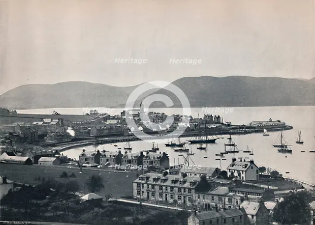 'Gourock - The Town and the Harbour', 1895. Artist: Unknown.