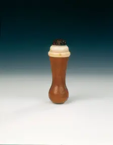 Gourd cricket box, Qing dynasty, China, mid 19th century. Creator: Chen Jintang