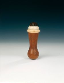 Gourd cricket box, Qing dynasty, China, mid 19th century. Creator: Chen Jintang