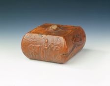 Gourd moulded to the shape of a cube, China, mid-18th century. Creator: Unknown