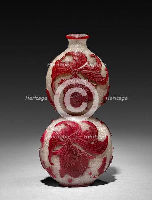 Gourd-Shaped Bottle, 1644-1912. Creator: Unknown.