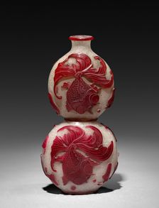 Gourd-Shaped Bottle, 1644-1912. Creator: Unknown