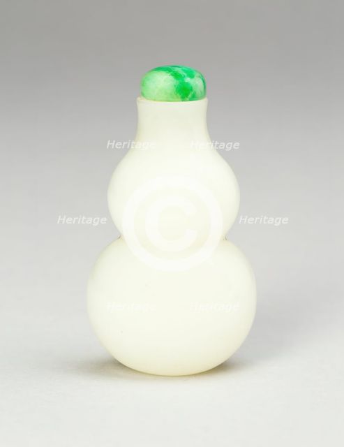 Gourd-Shaped Snuff Bottle, Qing dynasty (1644-1911), 1740-1800. Creator: Unknown.