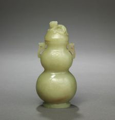 Gourd-Shaped Vase, late 1700s. Creator: Unknown