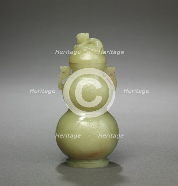 Gourd-Shaped Vase, late 1700s. Creator: Unknown.