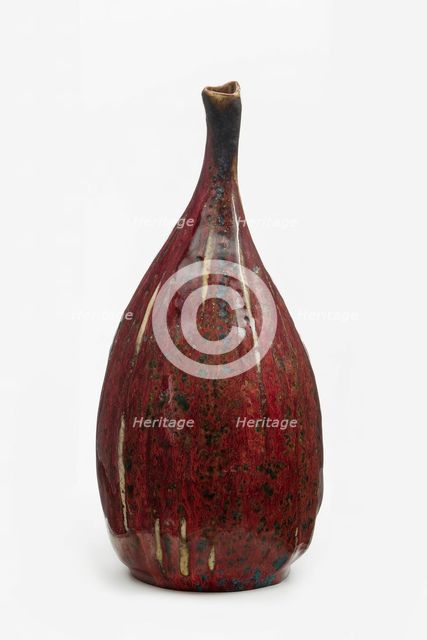 Gourd Vase, France, 1893-1900. Creator: Pierre-Adrien Dalpayrat.