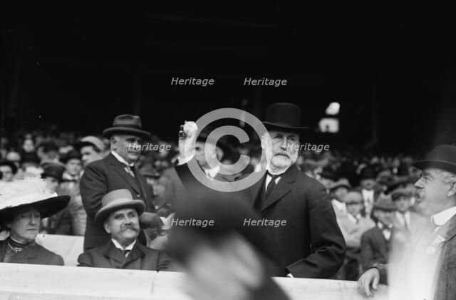 Gov. Foss & Mayor Gaynor, Polo Grounds, 1912. Creator: Bain News Service.