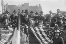 Gov. Smith reviews 27th, Mar 1918. Creator: Bain News Service