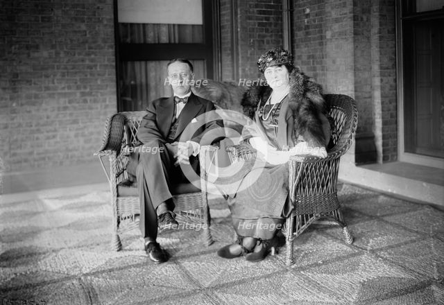 Governor A.E. Smith & wife, between c1915 and c1920. Creator: Bain News Service.