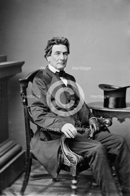 Governor André Bienvenue Roman of Louisiana, between 1855 and 1865. Creator: Unknown.