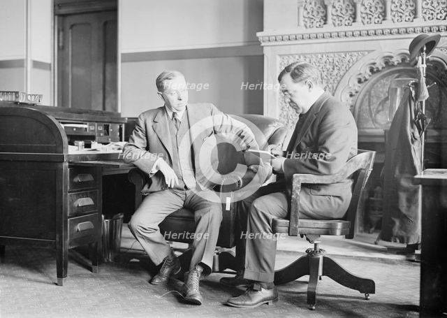 Governor Glynn and Frank Tierney, 1913. Creator: Bain News Service.