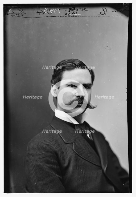 Governor Henry Clay Warmoth of Louisiana, between 1870 and 1880. Creator: Unknown.