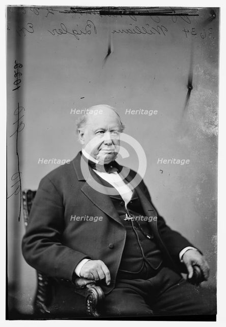 Governor William Bigler of Pennsylvania, between 1870 and 1880. Creator: Unknown.