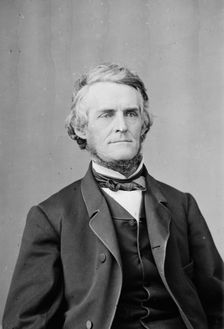 Governor William Dennison of Ohio, between 1855 and 1865. Creator: Unknown