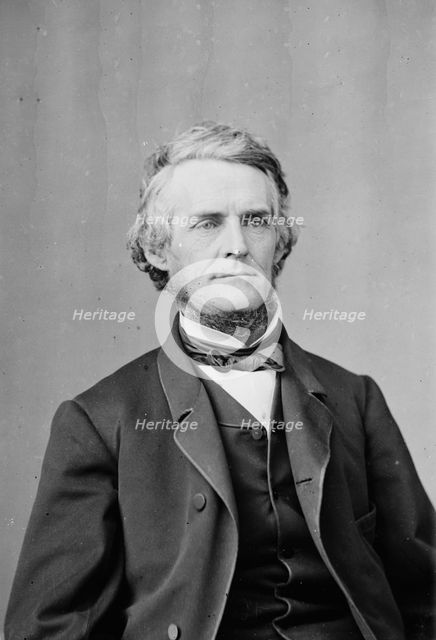 Governor William Dennison of Ohio, between 1855 and 1865. Creator: Unknown.