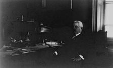 Governor Thompson(?), Treasury Department employee, half-length portrait..., between 1884 & 1930 Creator: Frances Benjamin Johnston