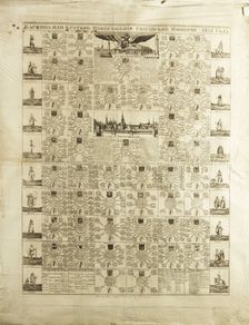 Governorates of the Russian Empire in 1831, 1829. Artist: Anonymous