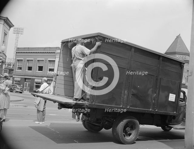 Government truck, Washington, D.C., 1942. Creator: Gordon Parks.