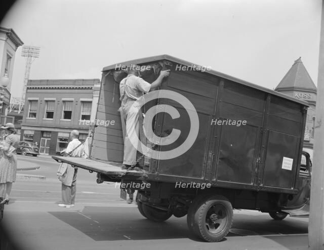 Government truck, Washington, D.C., 1942. Creator: Gordon Parks.