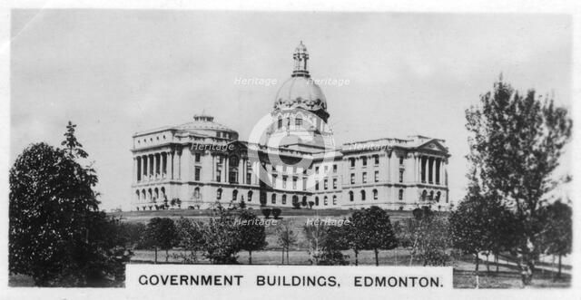 Government Buildings, Edmonton, Alberta, Canada, c1920s. Artist: Unknown