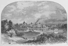 Government Buildings on Ward's Island 1883
