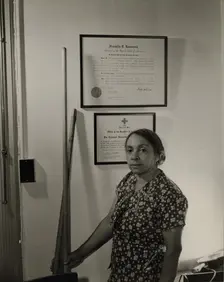 Government charwoman, Washington, D.C., 1942. Creator: Gordon Parks