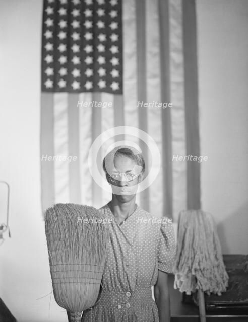 Government charwoman, Washington, D.C, 1942. Creator: Gordon Parks.