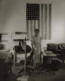 Government charwoman, Washington, D.C., 1942. Creator: Gordon Parks