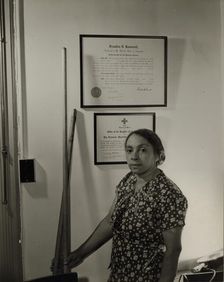 Government charwoman, Washington, D.C., 1942. Creator: Gordon Parks