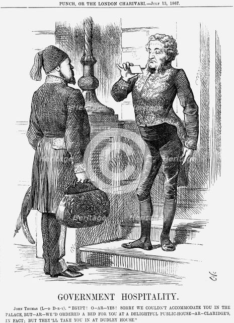 'Government Hospitality', 1867. Creator: John Tenniel.